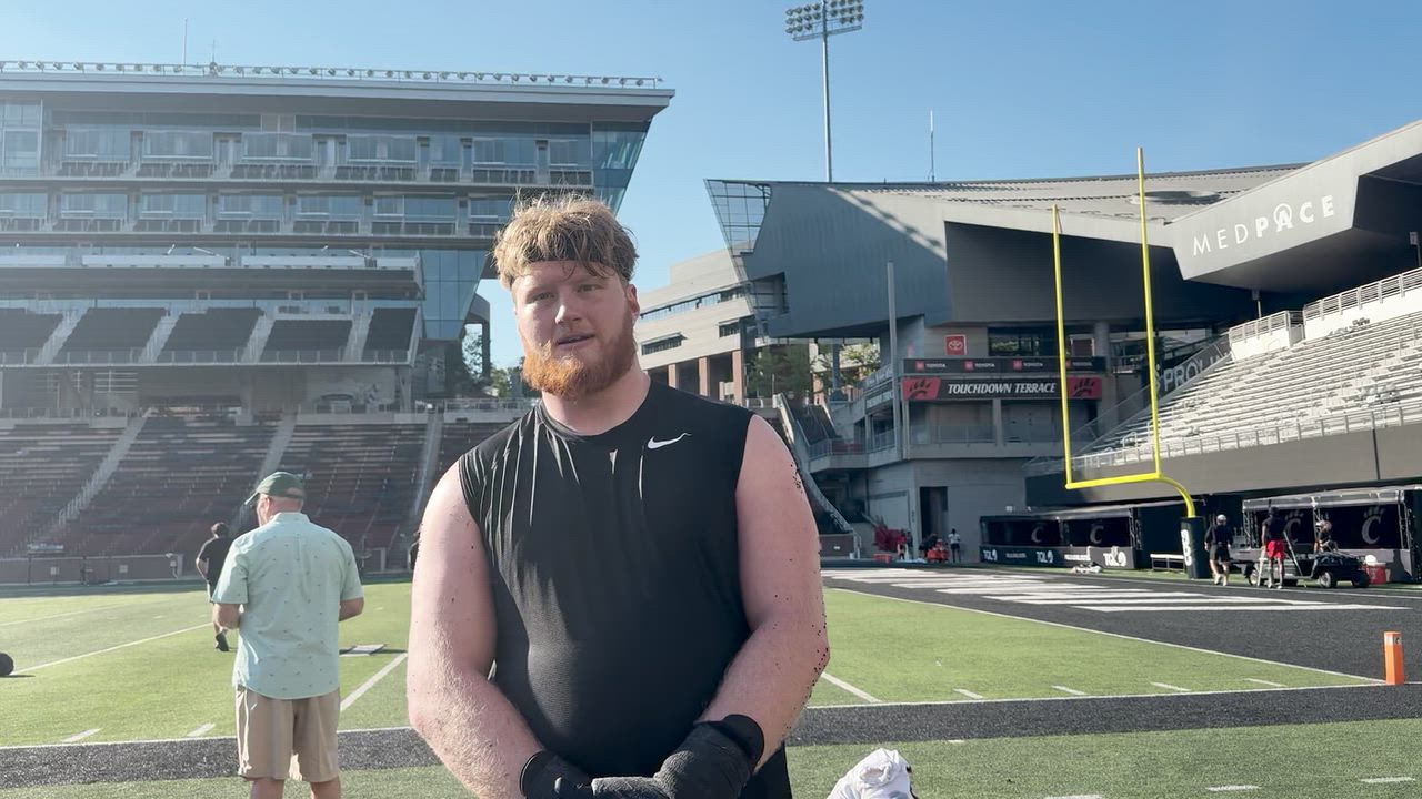 TFON spoke with Cincinnati OL Xavier Lozowicki ahead of Arizona