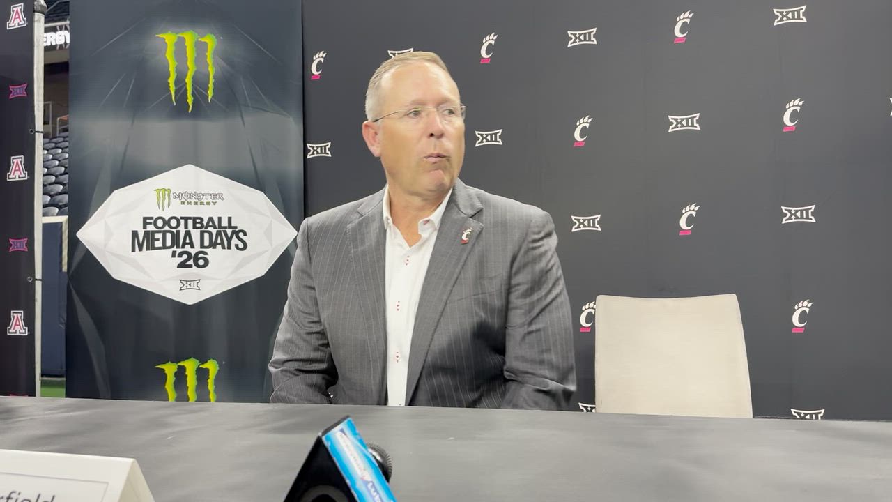 Cincinnati head coach Scott Satterfield Big 12 Media days breakout session