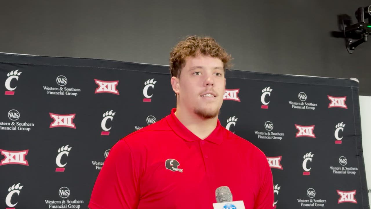 Cincinnati OT Joe Cotton: “Gavin Gerhardt is what we have to play for.” 