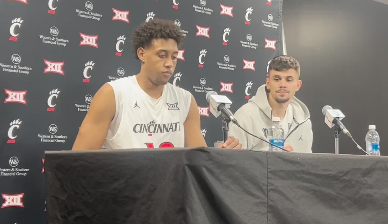 Kriisa and Miller talk to the media after 76-58 win versus Tarleton State