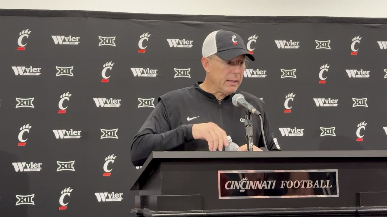 Scott Satterfield discusses the Bearcats 34-15 win over BC