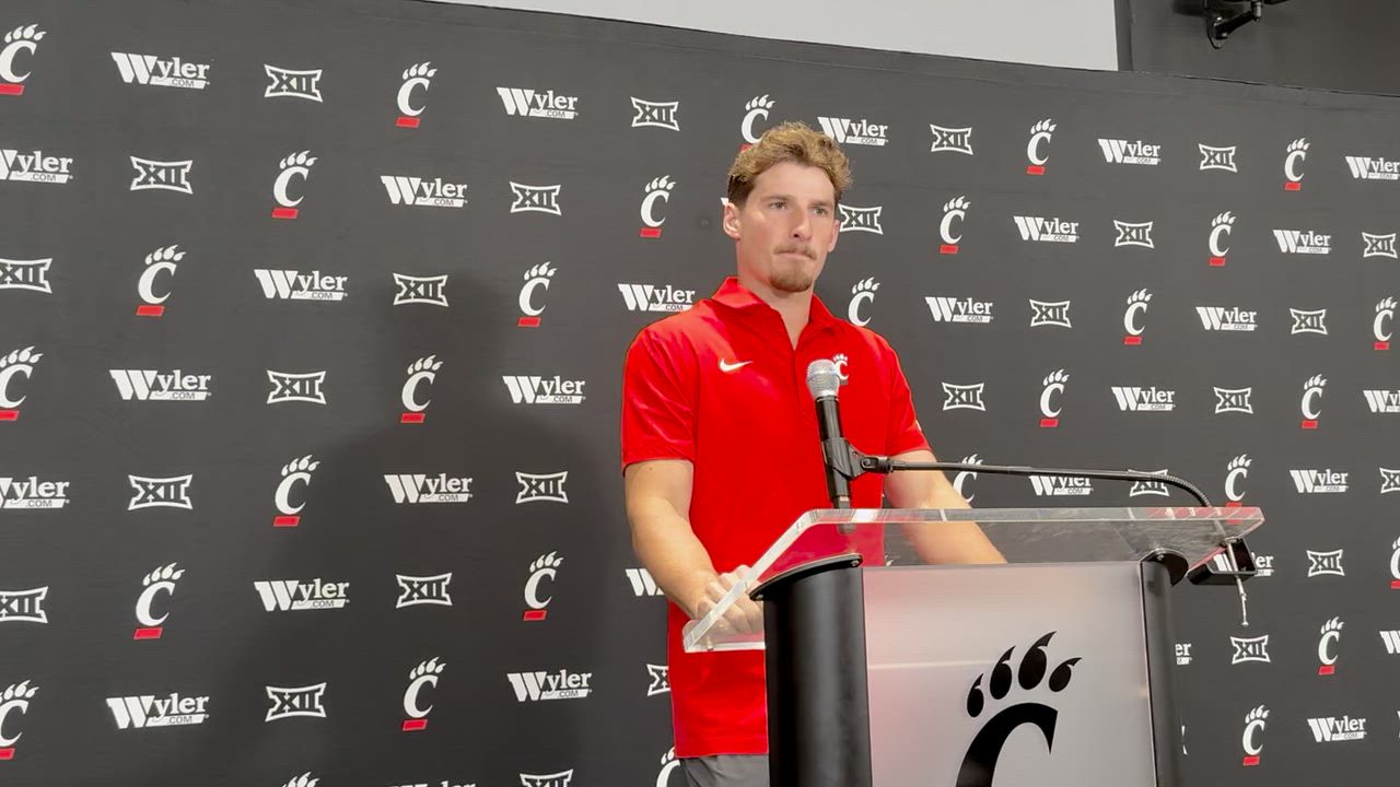 UC QB JC French press conference WCU