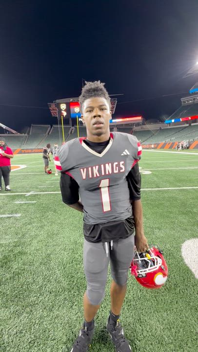 Princeton ATH Monsanna Torbert discusses Princeton’s 31-24 victory over Moeller